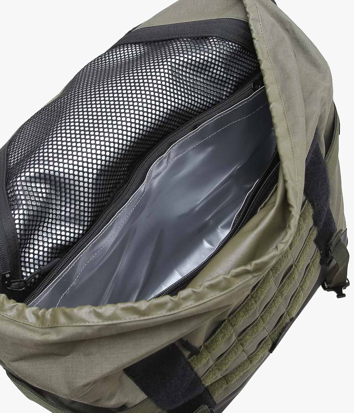 BAGJACK ''NXL MESSENGER M MAIDEN CUSTOM'' (OLIVE×BLACK)