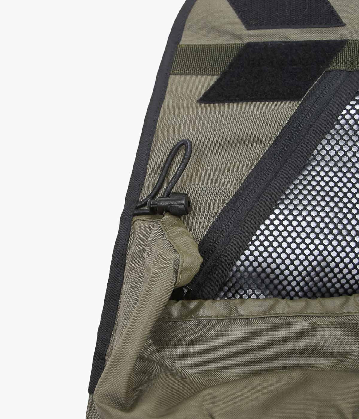 BAGJACK ''NXL MESSENGER M MAIDEN CUSTOM'' (OLIVE×BLACK)