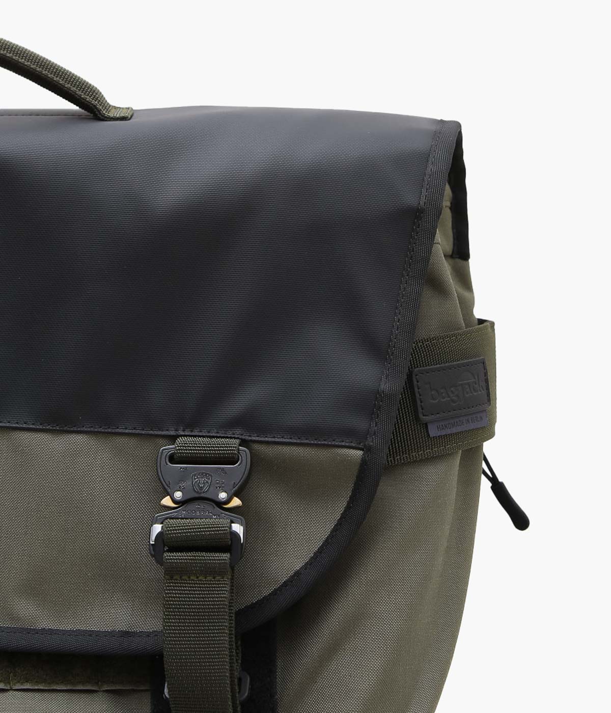 BAGJACK ''NXL MESSENGER M MAIDEN CUSTOM'' (OLIVE×BLACK)