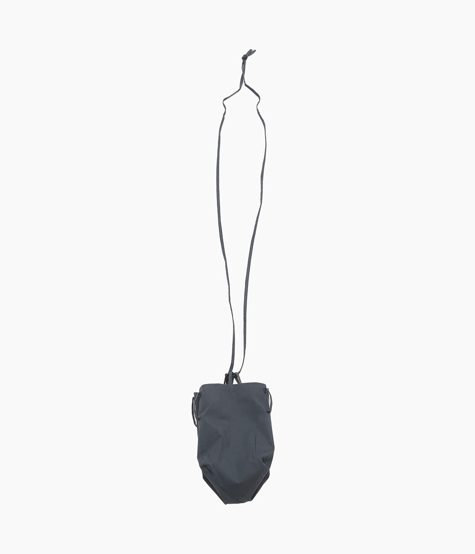 BAMBOU ROGER KWONG ''ADJUSTABLE POUCH BAG STRETCH COTTON'' (IRON GATE)