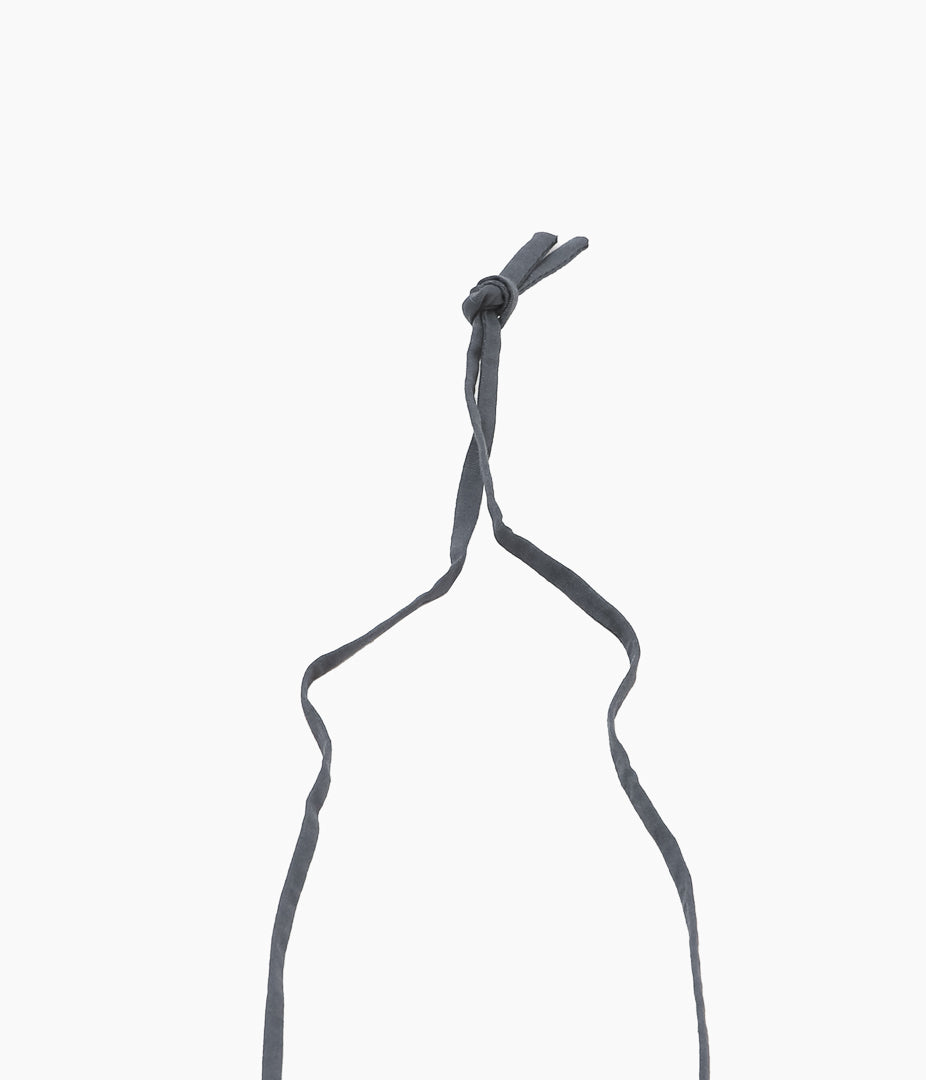 BAMBOU ROGER KWONG ''ADJUSTABLE POUCH BAG STRETCH COTTON'' (IRON GATE)