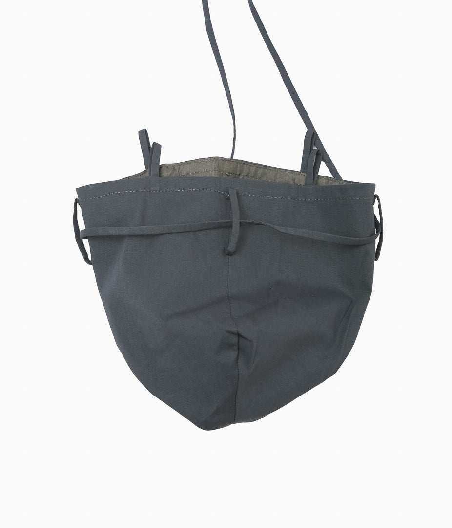 BAMBOU ROGER KWONG ''ADJUSTABLE POUCH BAG STRETCH COTTON'' (IRON GATE)