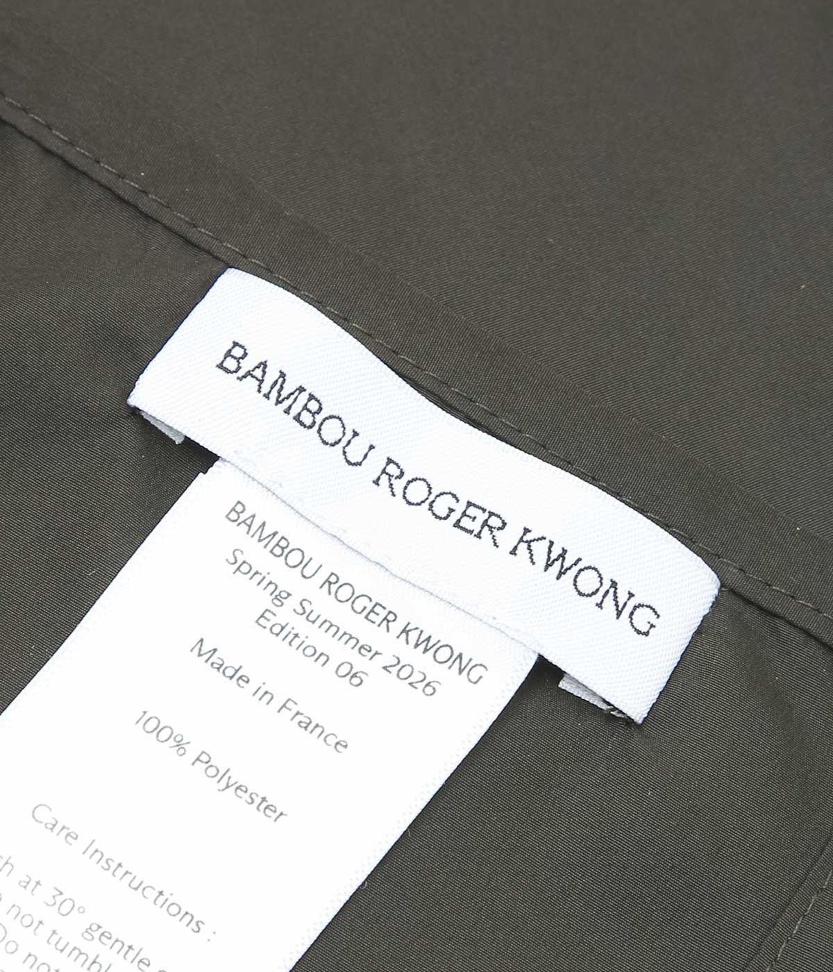 BAMBOU ROGER KWONG 'MINI OVERSKIRT/WR PARACHUTE' (COFFEE)