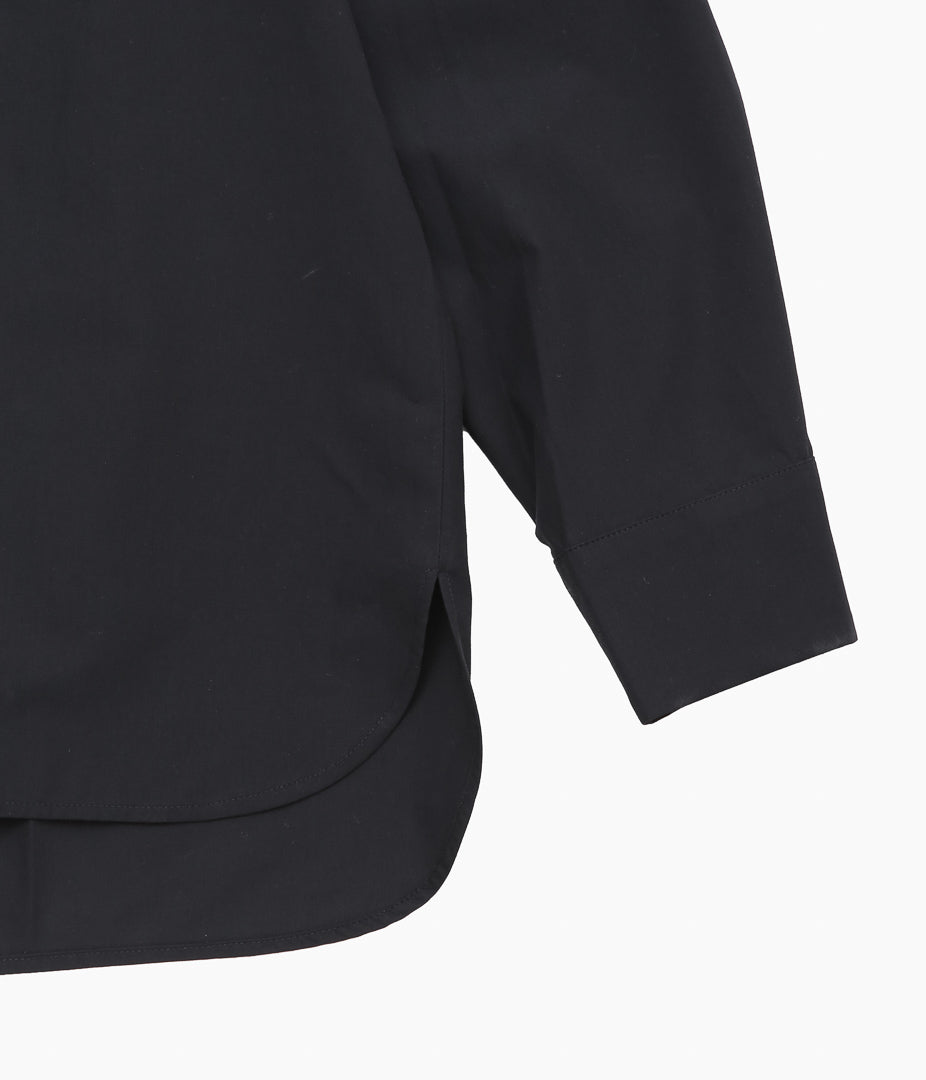 BAMBOU ROGER KWONG ''OVERSIZED LONG SLEEVE SHIRT WR COTTON POPLIN'' (BLACK)