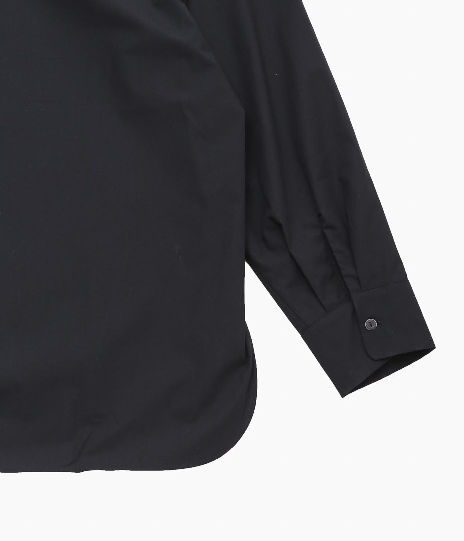 BAMBOU ROGER KWONG ''OVERSIZED LONG SLEEVE SHIRT WR COTTON POPLIN'' (BLACK)