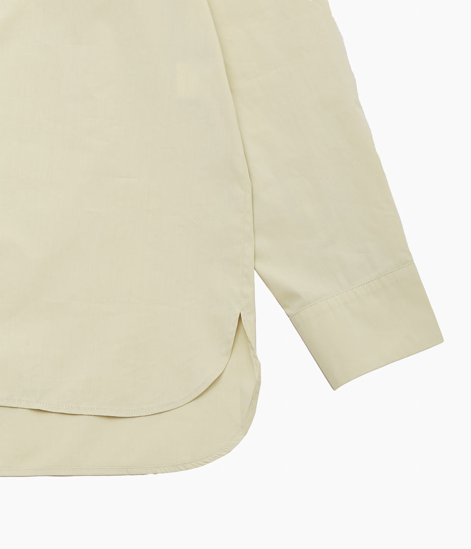 BAMBOU ROGER KWONG ''OVERSIZED LONG SLEEVE SHIRT COTTON POPLIN'' (OYSTER WHITE)