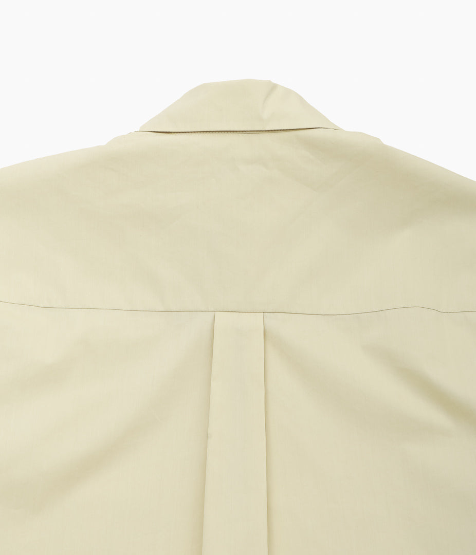 BAMBOU ROGER KWONG ''OVERSIZED LONG SLEEVE SHIRT COTTON POPLIN'' (OYSTER WHITE)