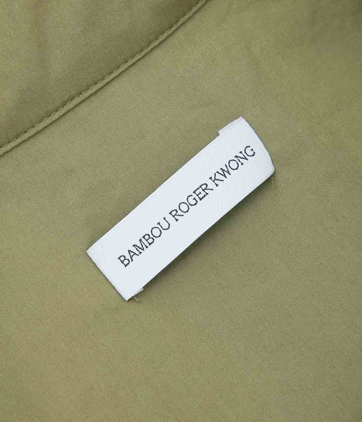 BAMBOU ROGER KWONG "SHIRT/COTTON POPLIN BCI" (AVOCADO)