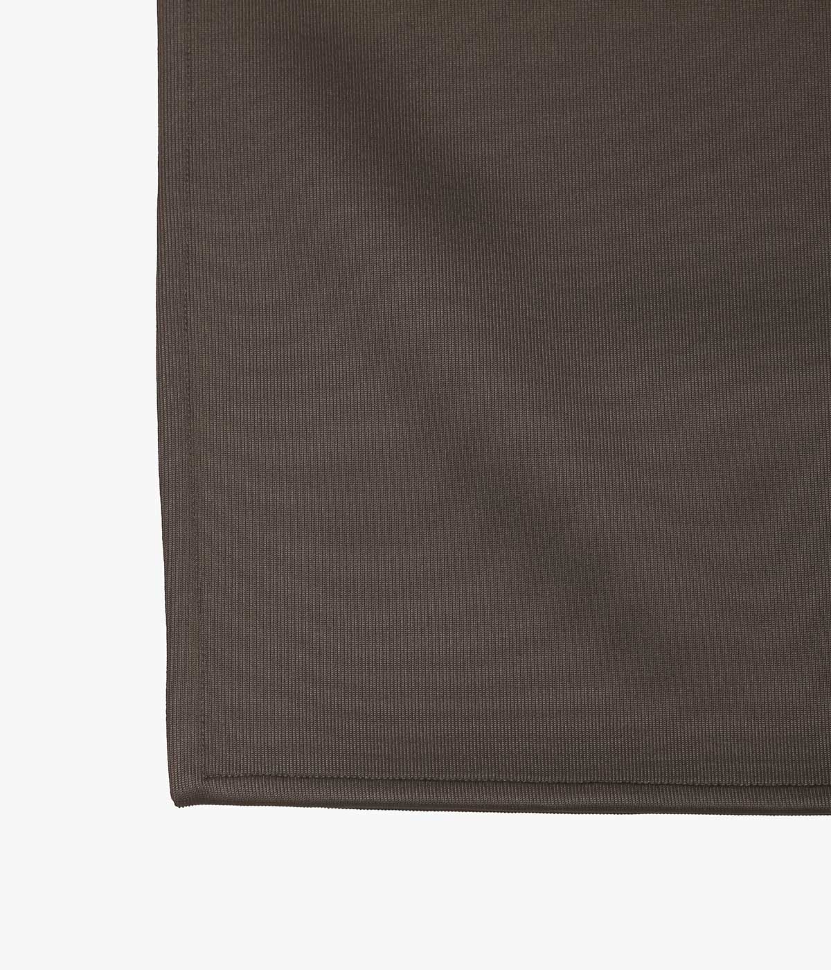 BAMBOU ROGER KWONG ''SKIRT/COMPACT LUSTRE JERSEY'' (CHOCOLATE)