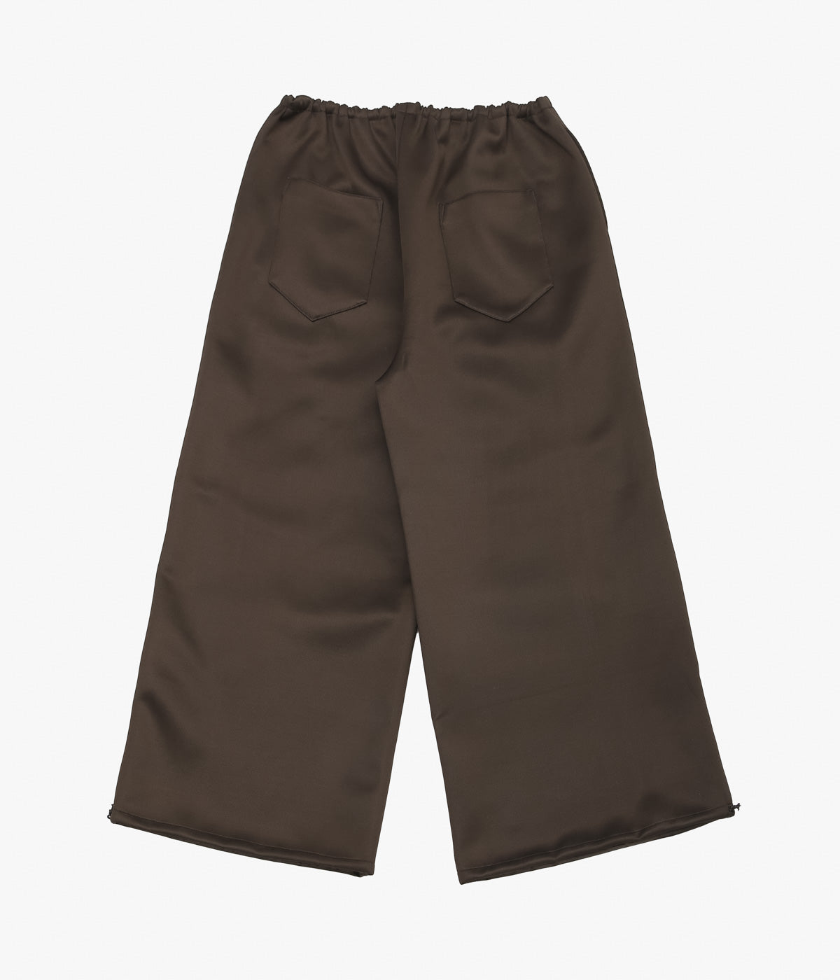 BAMBOU ROGER KWONG ''TROUSERS/COMPACT LUSTRE JERSEY'' (CHOCOLATE)