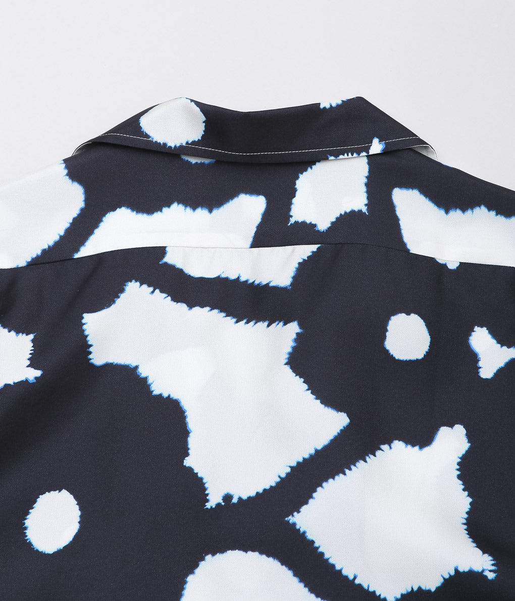 BANANATIME ''HAWAIIAN 2 SHIRT'' (BLEEDING FLOWERS ECRUBLACK)