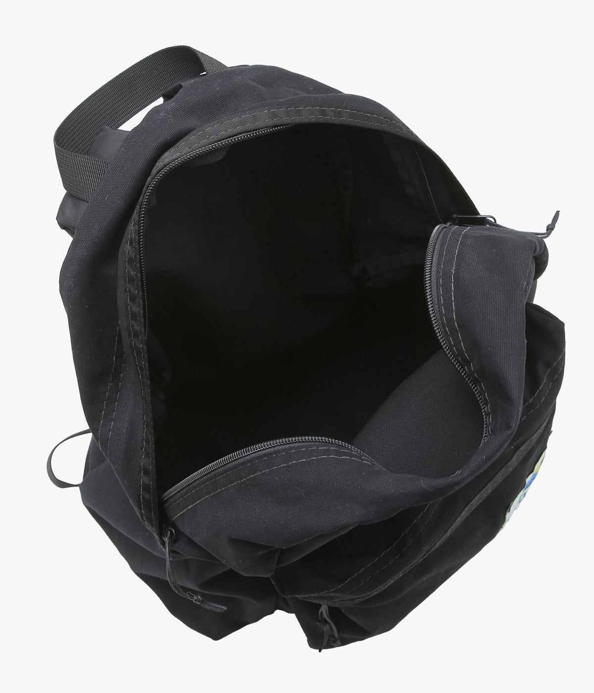 BATTLE LAKE ''RAINBOW DAYPACK(CANVAS)'' (BLACK)