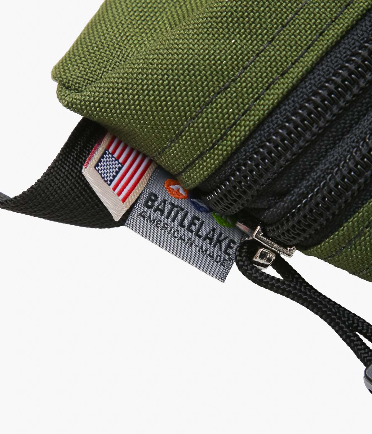 BATTLE LAKE ''WAIST POUCH(CORDURA)'' (MOSS)