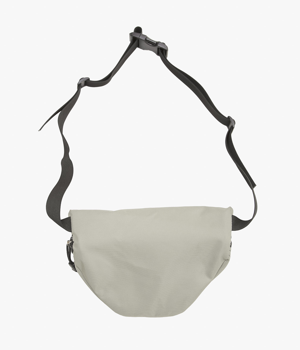 BATTLE LAKE ''WAIST POUCH DOUBLE ZIPPER(NYLON)'' (LT.GREY)