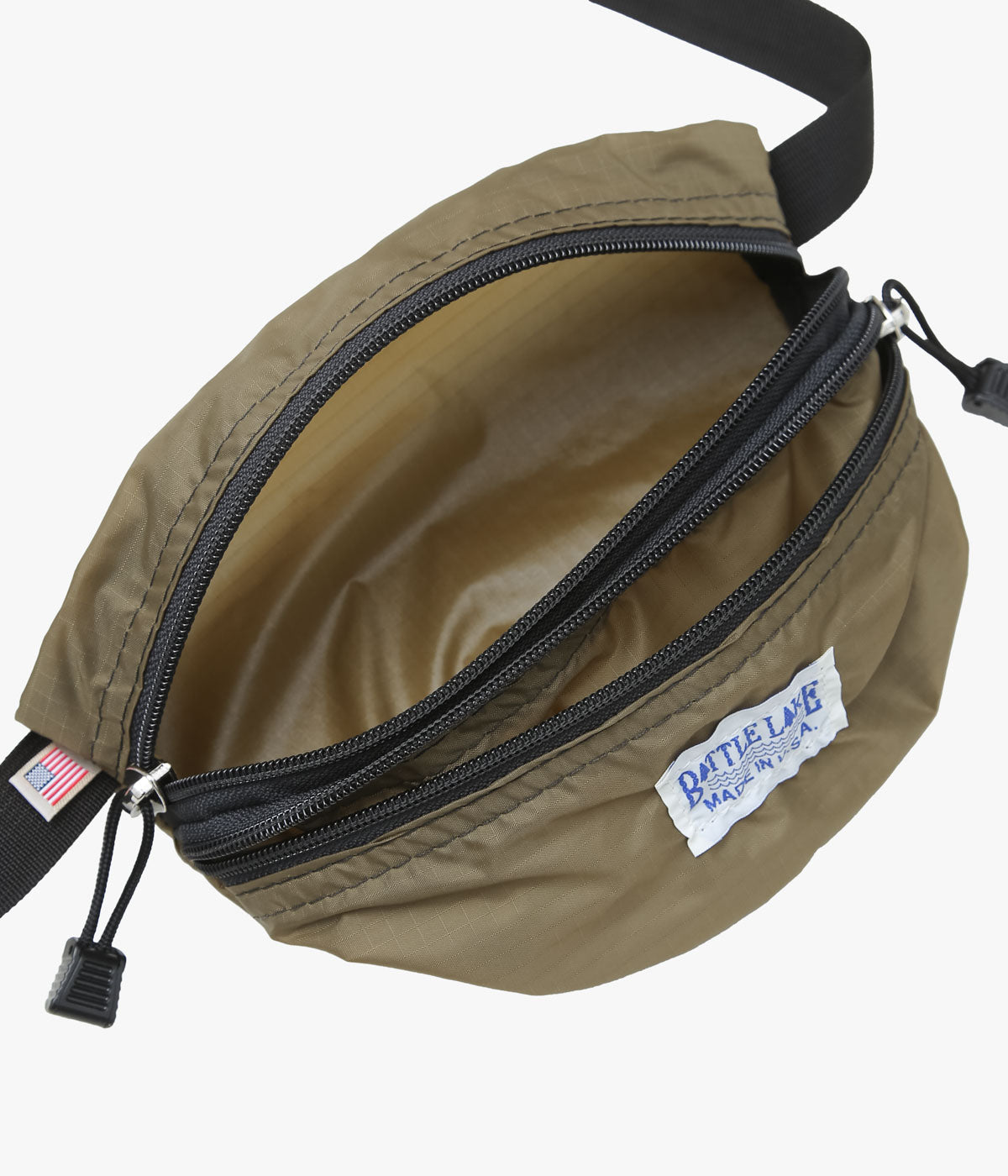 BATTLE LAKE ''WAIST POUCH(RIPSTOP)'' (COYOTE)