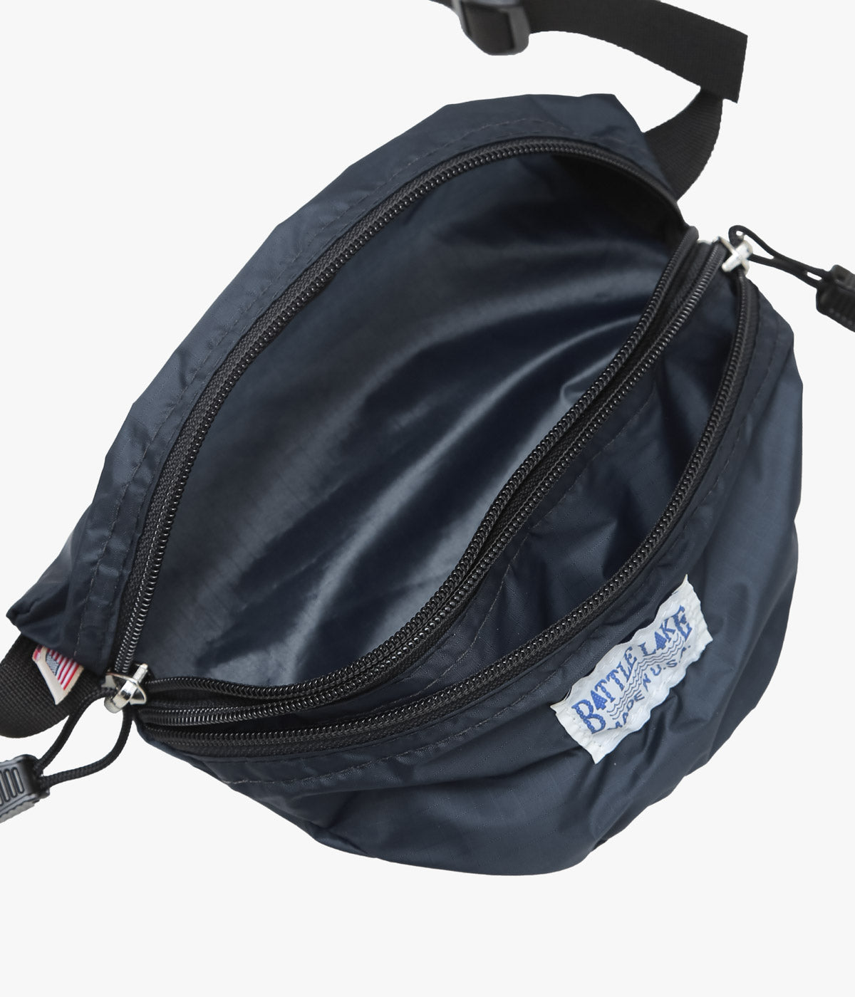 BATTLE LAKE ''WAIST POUCH(RIPSTOP)'' (NAVY)