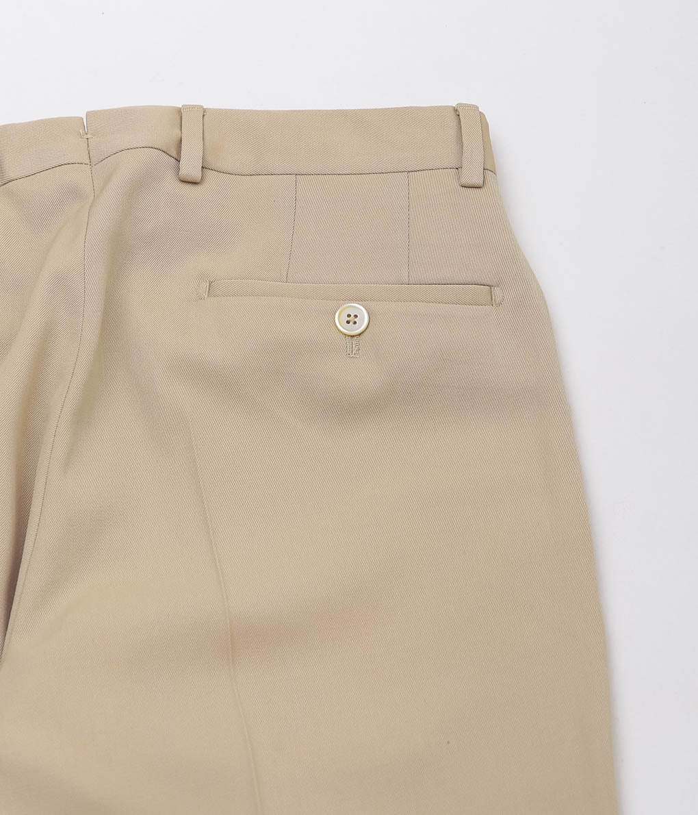 BIBOJA ''FLARE NO PLEATS (9004/GARBADINE)'' (BEIGE)