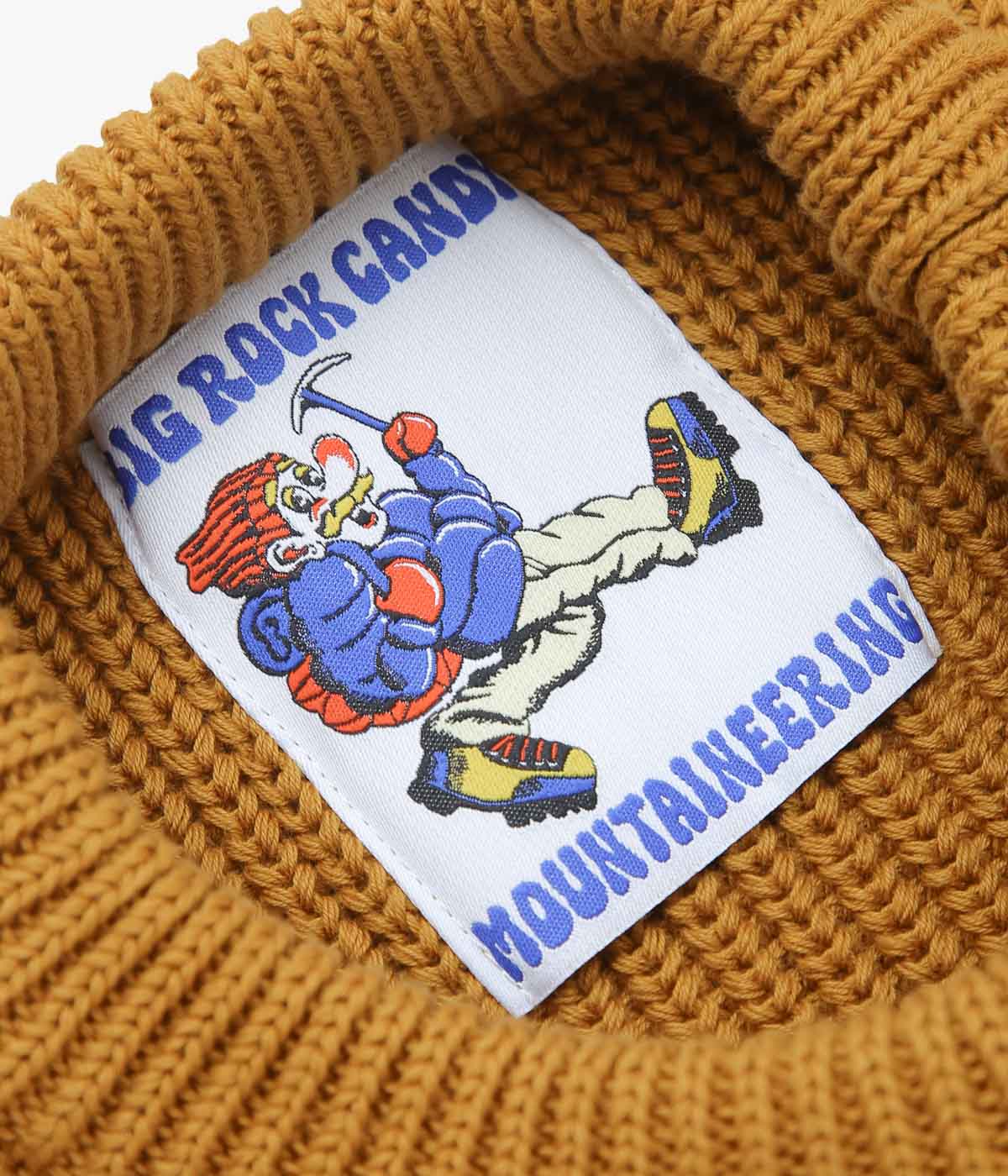 BIG ROCK CANDY MOUNTAINEERING ''CAMP 4 SWEATER'' (GRAHAM CRACKER STRIPE)