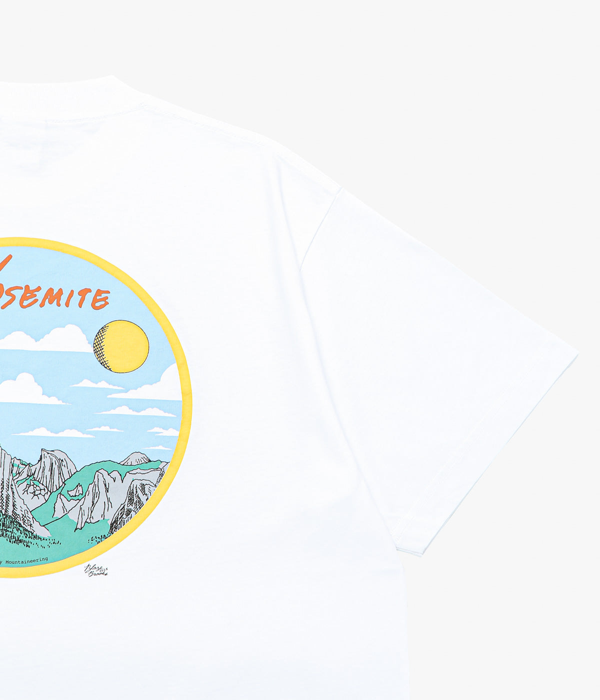 BIG ROCK CANDY MOUNTAINEERING "SOUVENIR TEE" (MILK)