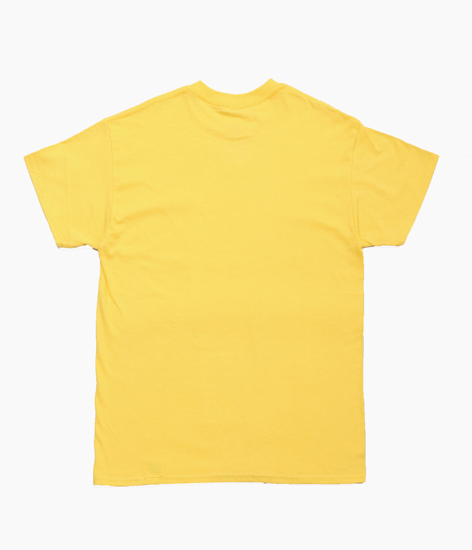 BLUESCENTRIC ''DAVID BOWIE LET'S DANCE HEAVY STYLE TEE'' (YELLOW)