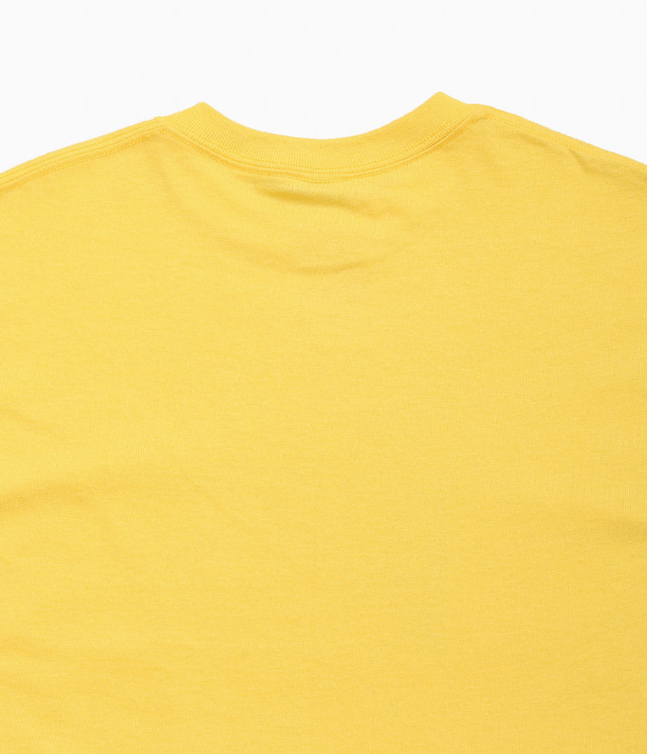 BLUESCENTRIC ''DAVID BOWIE LET'S DANCE HEAVY STYLE TEE'' (YELLOW)