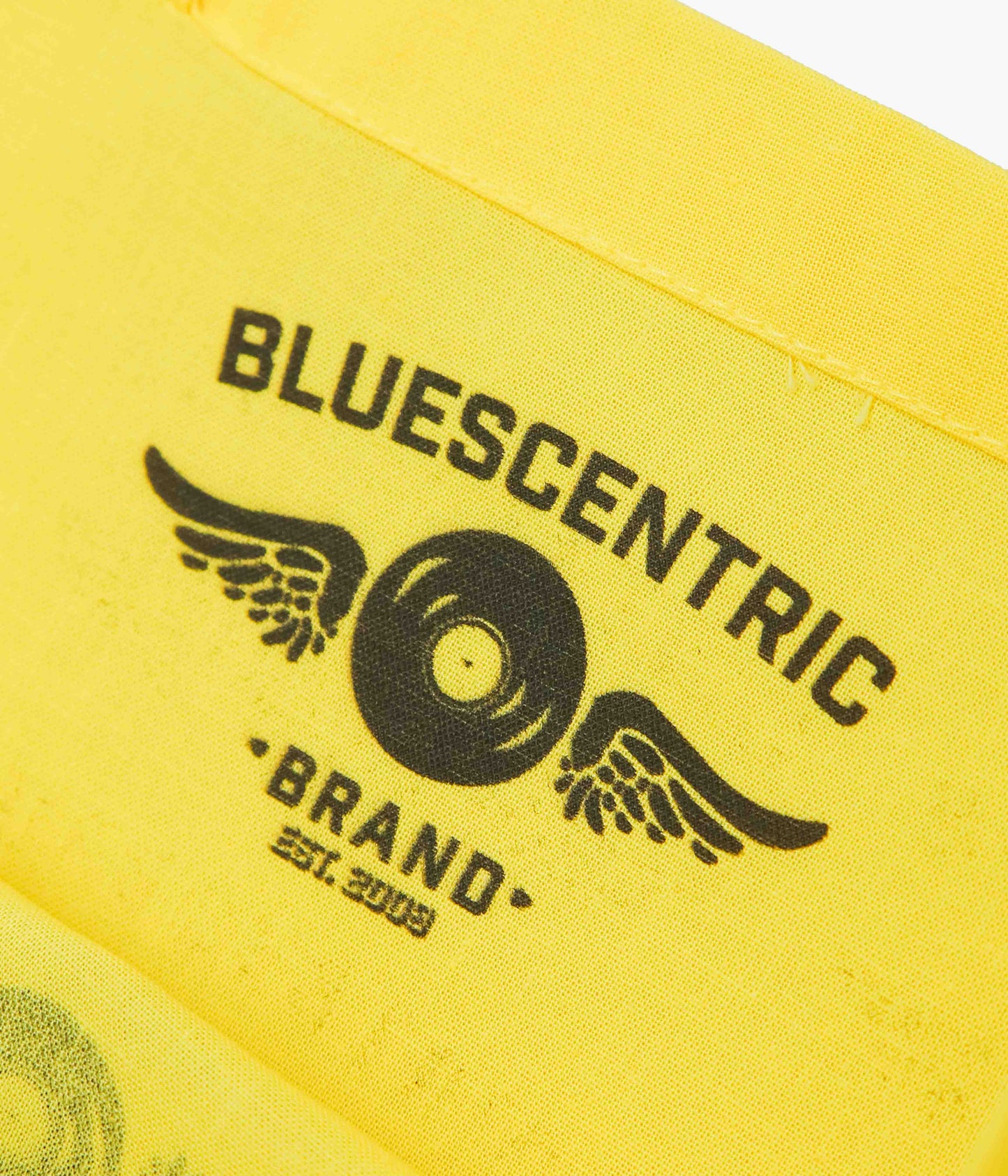 BLUESCENTRIC ''FLYING VINYL RECORD TOTE'' (YELLOW)