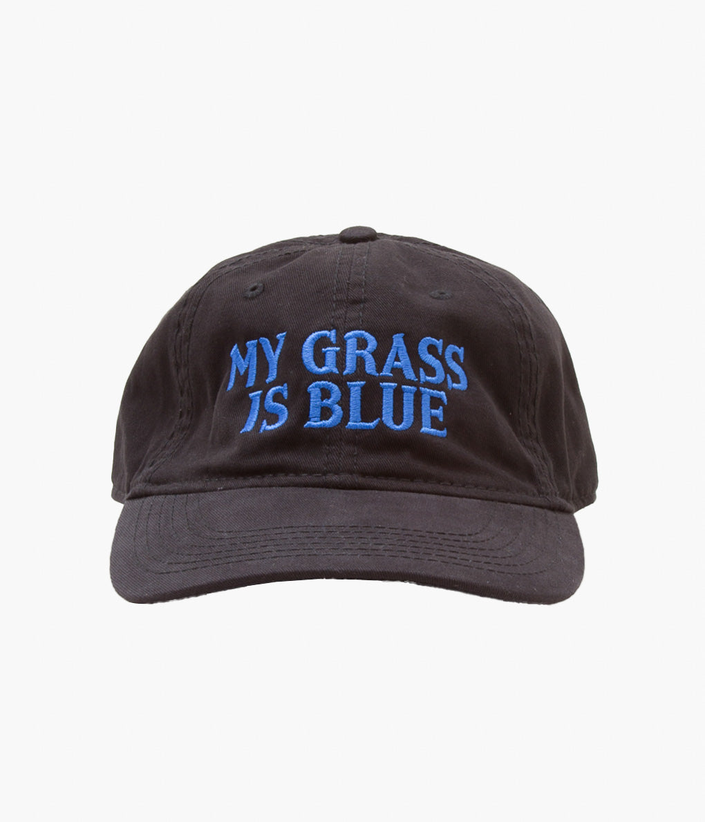 BLUESCENTRIC ''MY GRASS IS BLUE HAT''(BLACK)