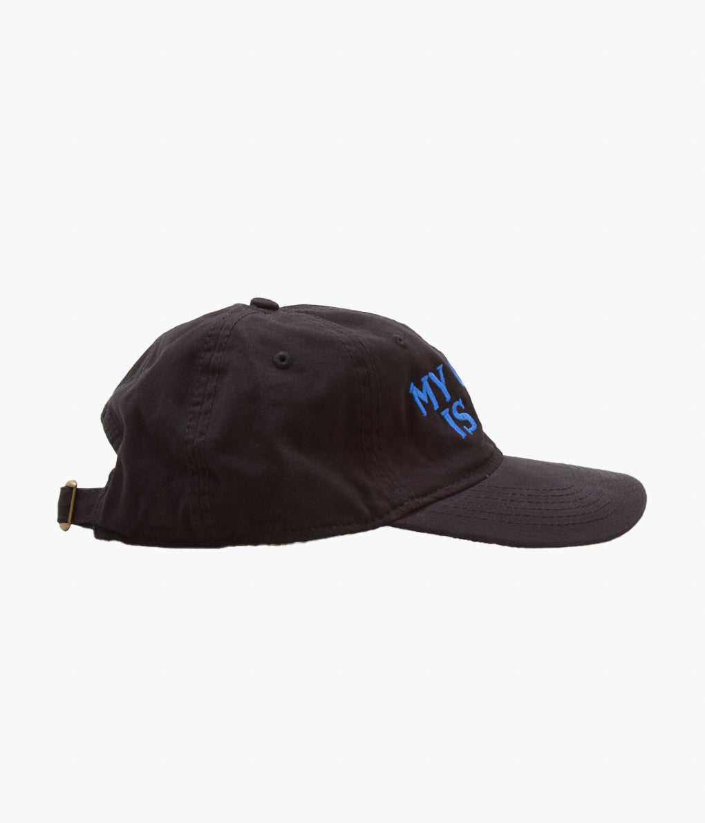 BLUESCENTRIC ''MY GRASS IS BLUE HAT''(BLACK)