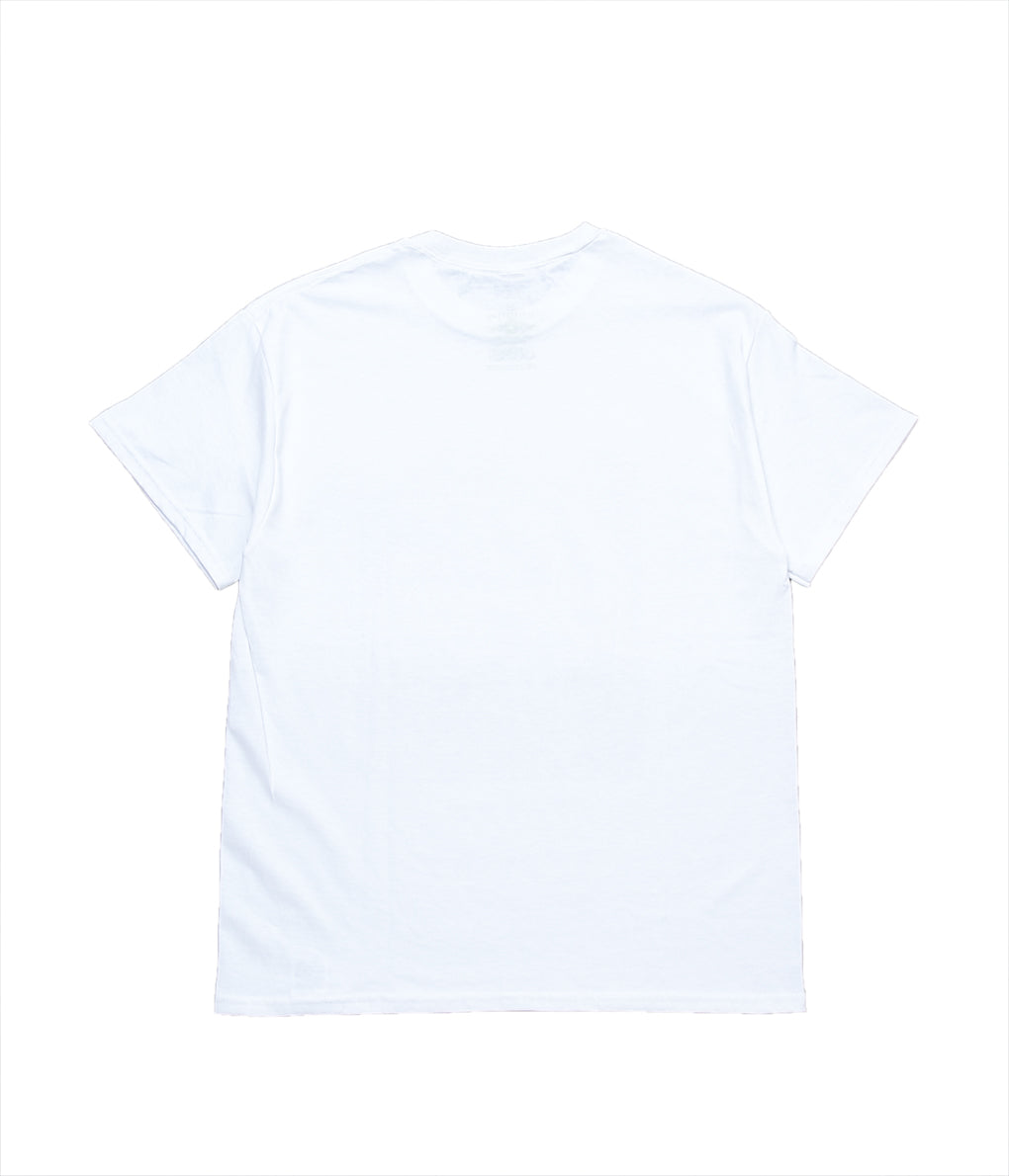 BLUESCENTRIC ''THE BAND SMOKEY BIG PINK TEE''(WHITE)