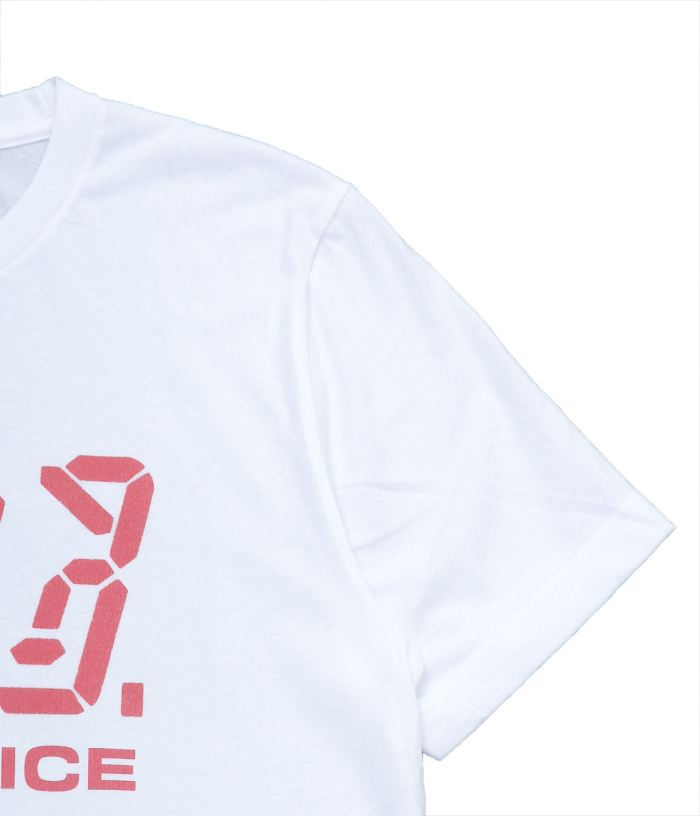BLUESCENTRIC ''THE POLICE GHOST TEE'' (WHITE)