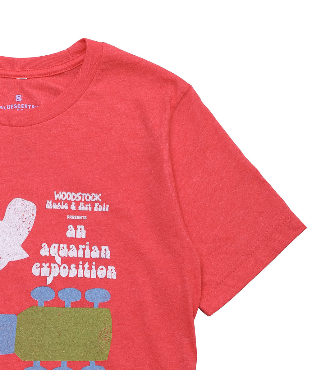 BLUESCENTRIC ''WOODSTOCK TEE'' (RED)