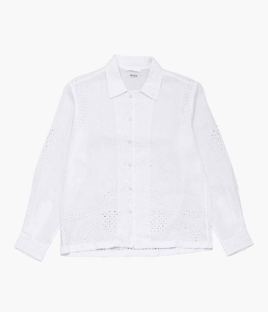 BODE ''BELVOIR SHIRT'' (WHITE)
