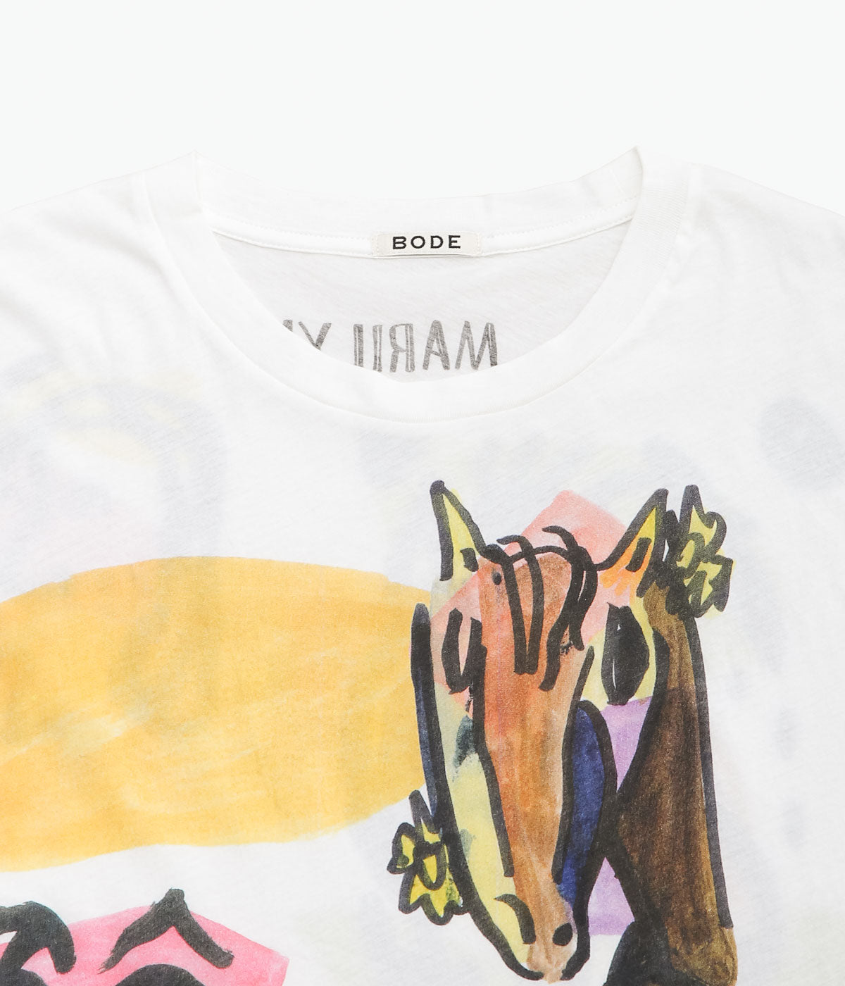 BODE ''COLLAGE TEE'' (CREAM)