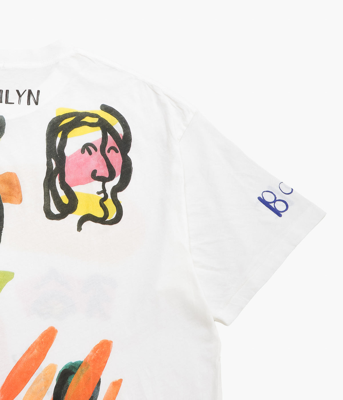 BODE ''COLLAGE TEE'' (CREAM)