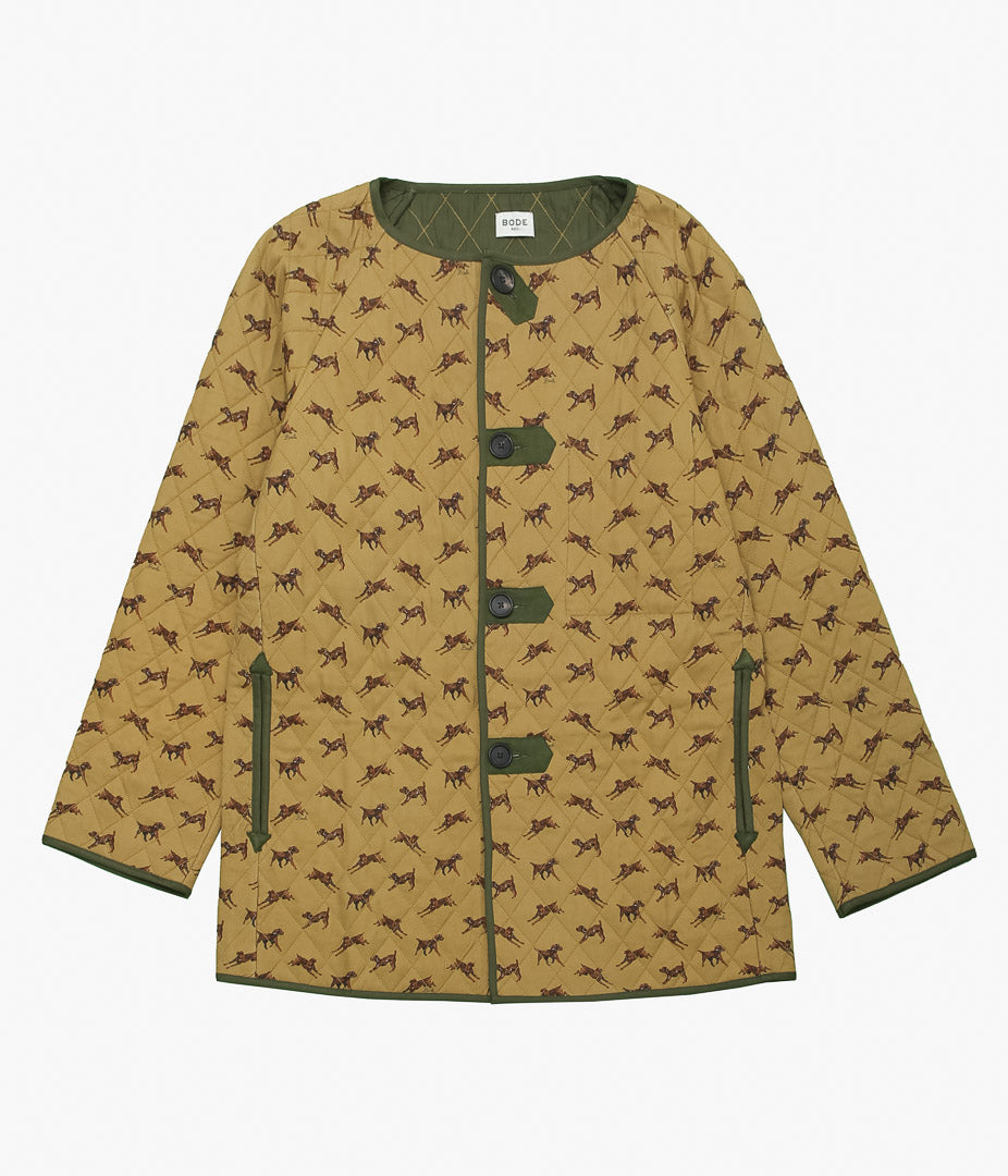 BODE ''CRITTENDON LINER COAT'' (BROWN GREEN)