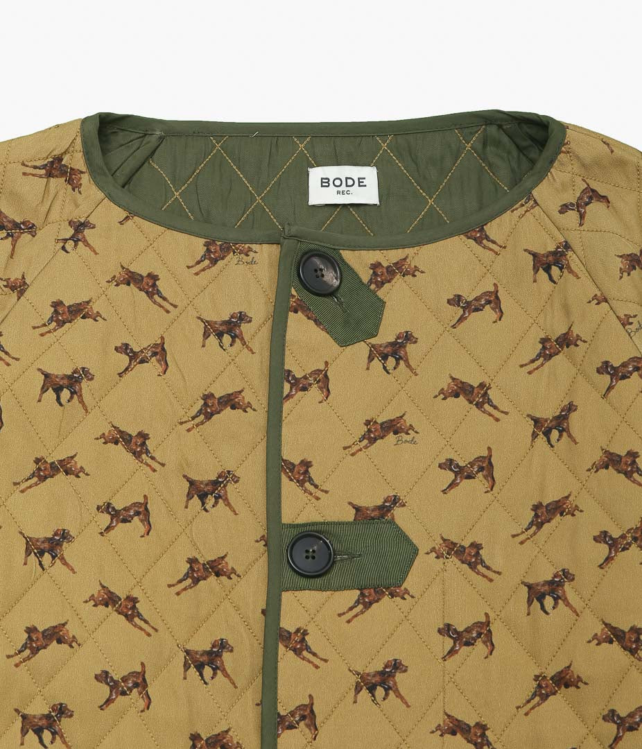 BODE ''CRITTENDON LINER COAT'' (BROWN GREEN)