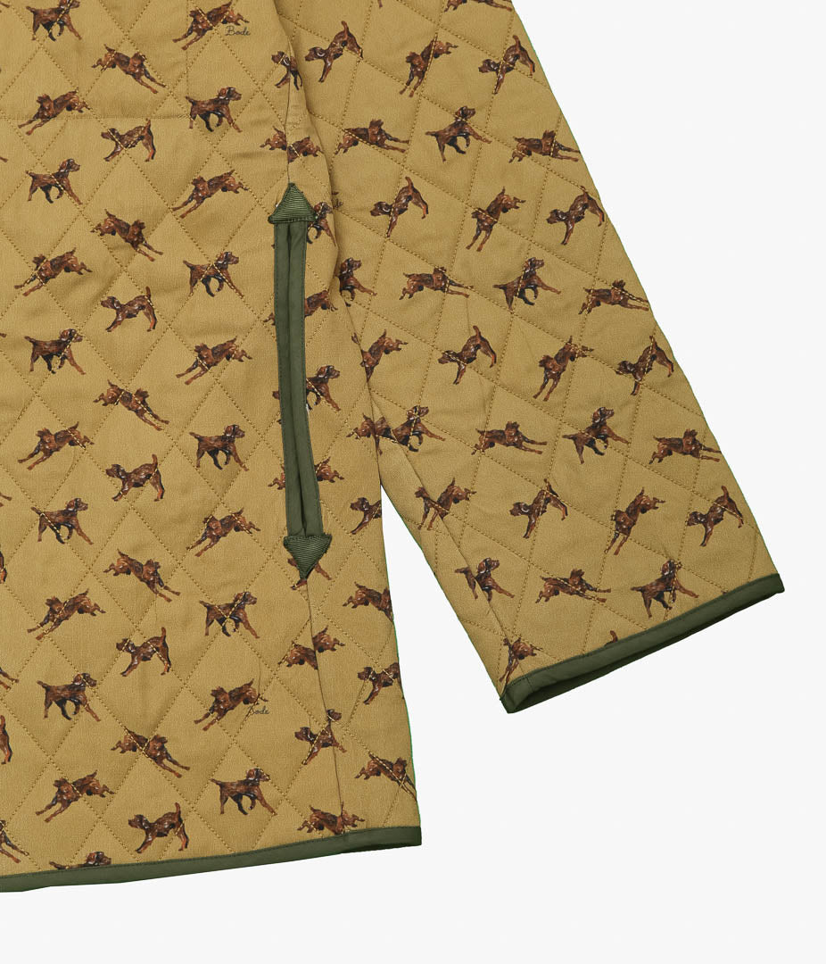 BODE ''CRITTENDON LINER COAT'' (BROWN GREEN)