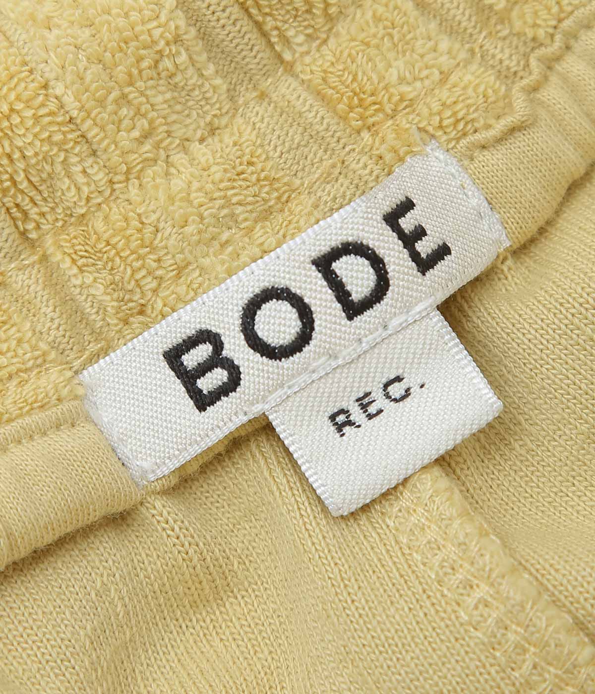 BODE "CROQUET GROUND SWEATPANTS" (YELLOW GREEN)