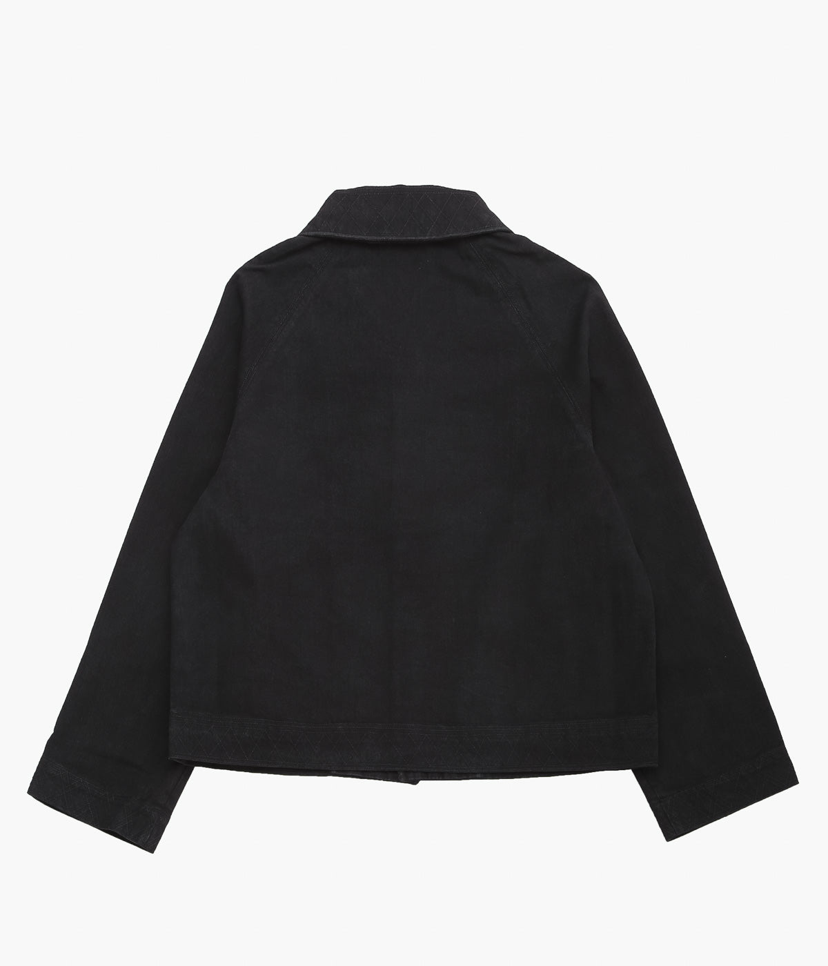 BODE ''EMBROIDERED DENIM JACKET'' (BLACK)