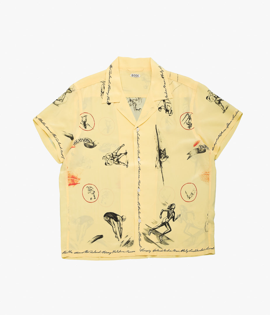 【BODE】イエローカバーオール　ロサンゼルス直営店購入品 BODE ''GAMES SHIRT'' (YELLOW) – THE STORE BY MAIDENS