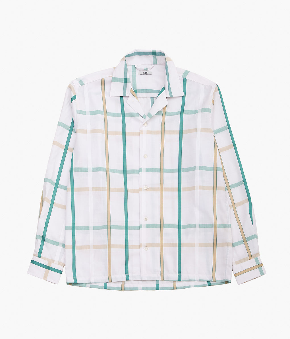 BODE ''GOLF PLAID SHIRT'' (MULTI)