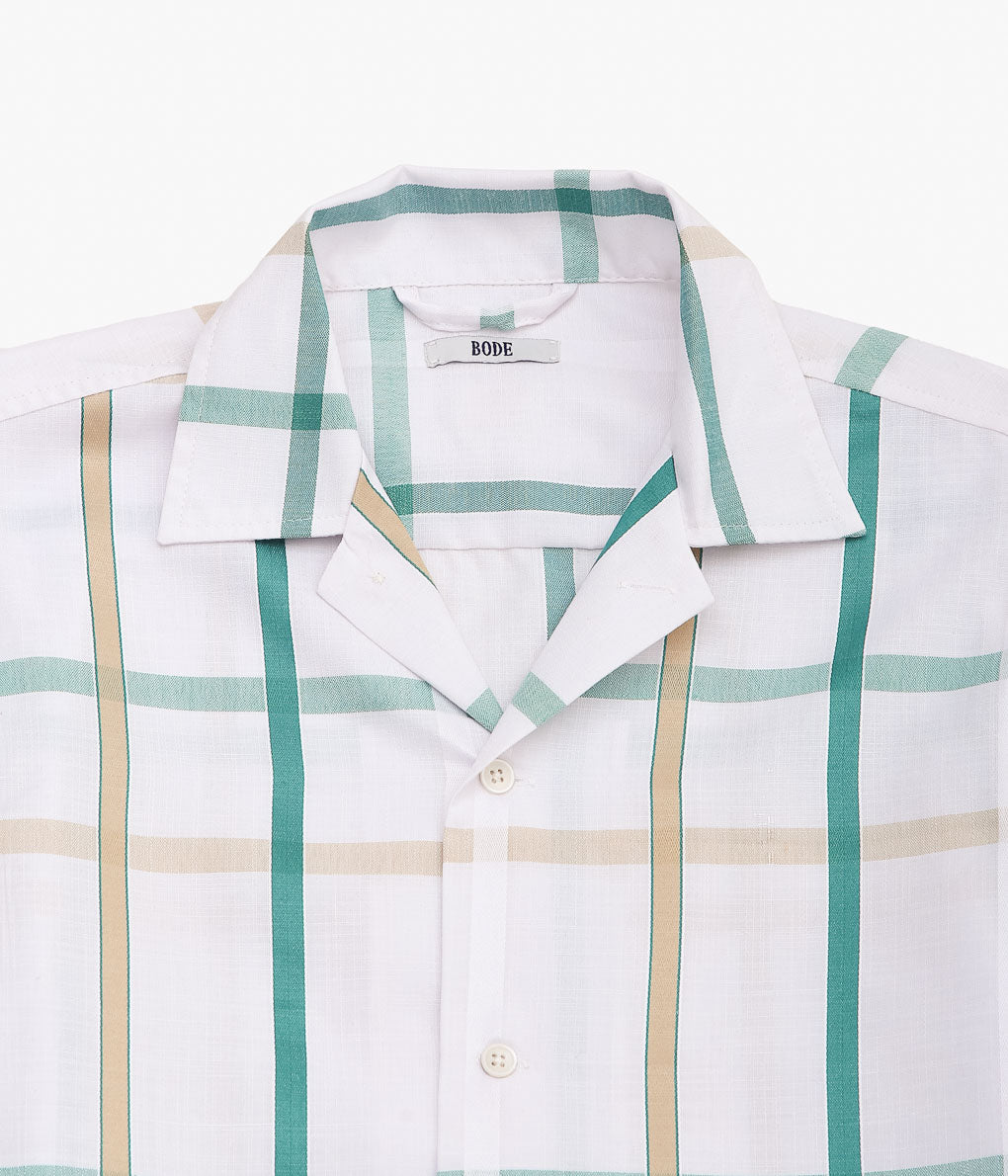 BODE ''GOLF PLAID SHIRT'' (MULTI)
