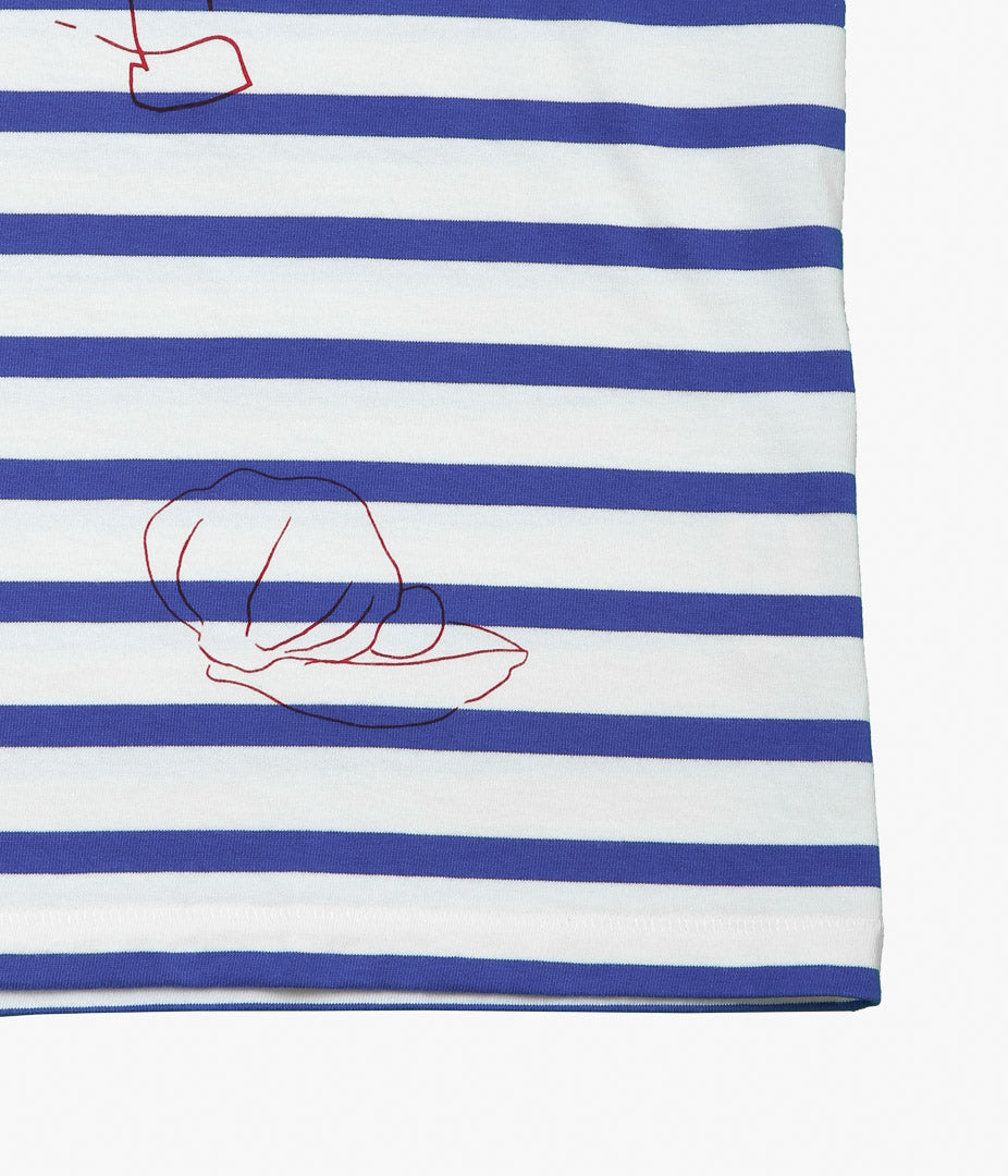 BODE ''MARGATE TEE'' (BLUE MULTI)
