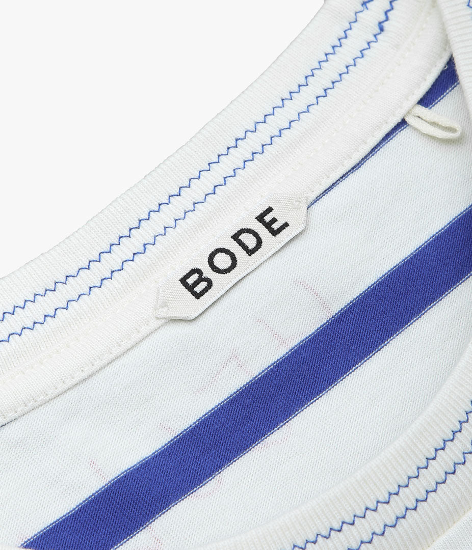 BODE ''MARGATE TEE'' (BLUE MULTI)