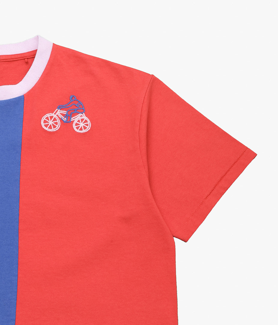 BODE ''RACING STRIPE TEE'' (CADMIUM RED)