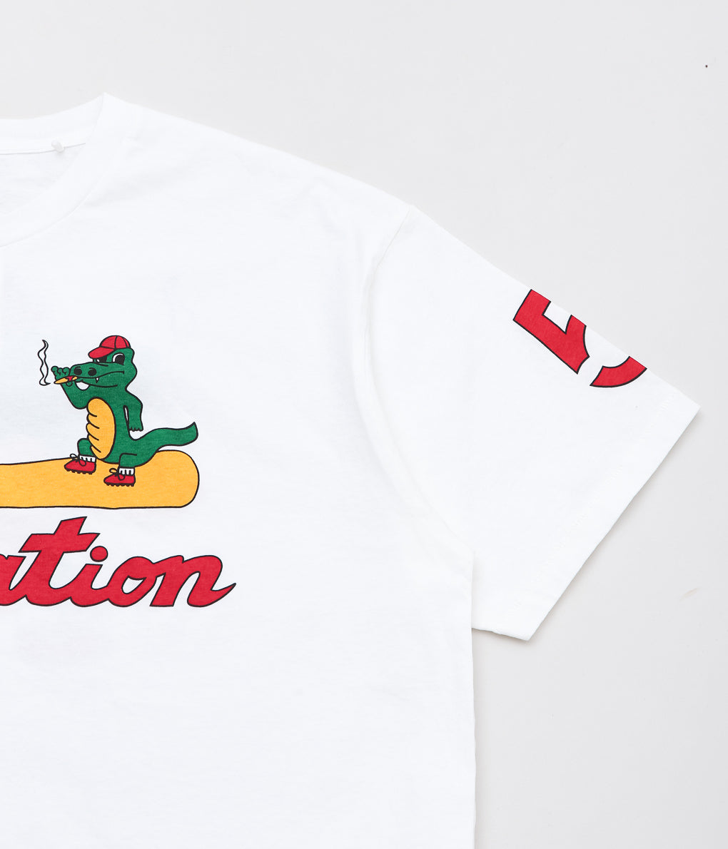 BODE ''REPTILE REC TEE'' (CREAM)