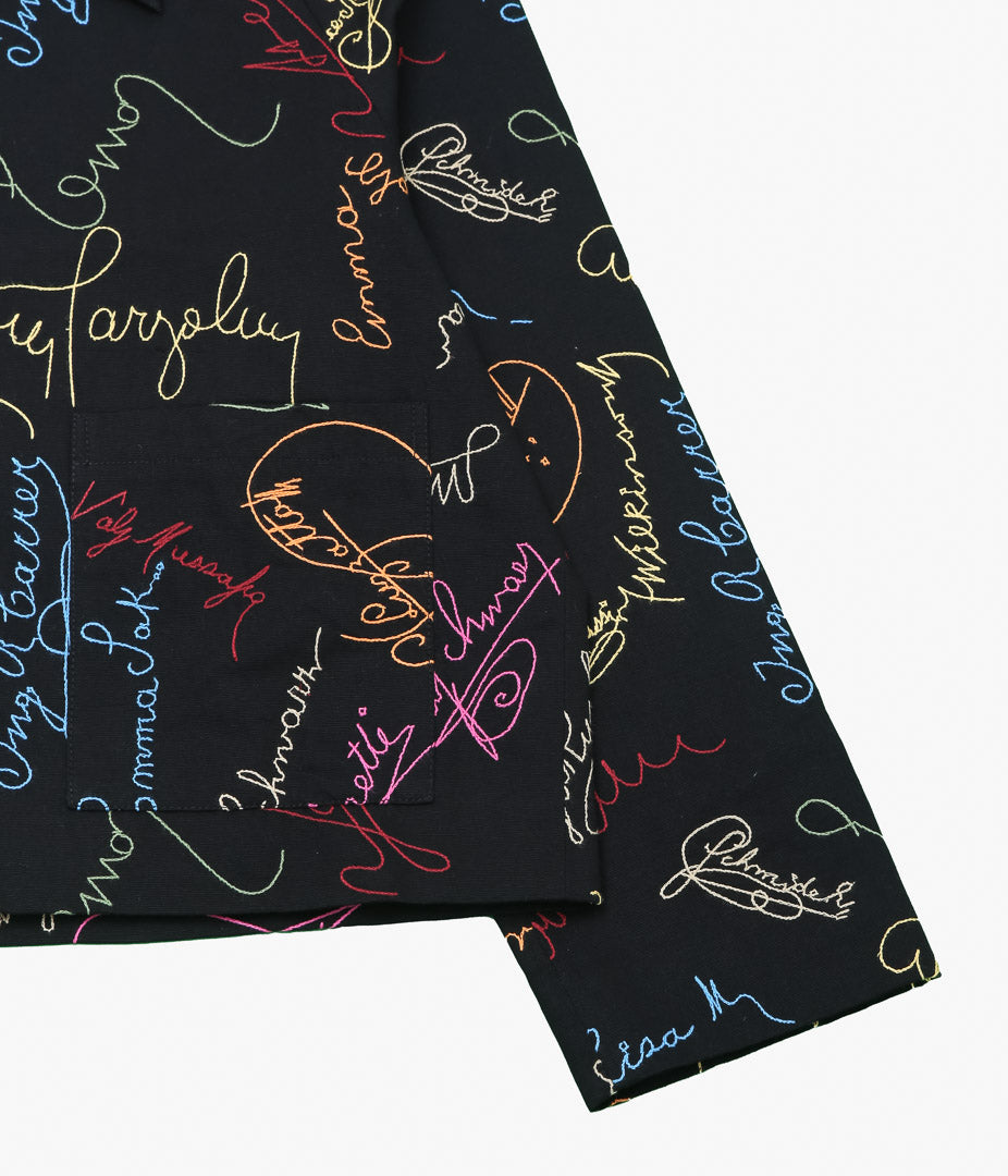 BODE ''SIGNATURE SCRAWL JACKET'' (BKMLT)