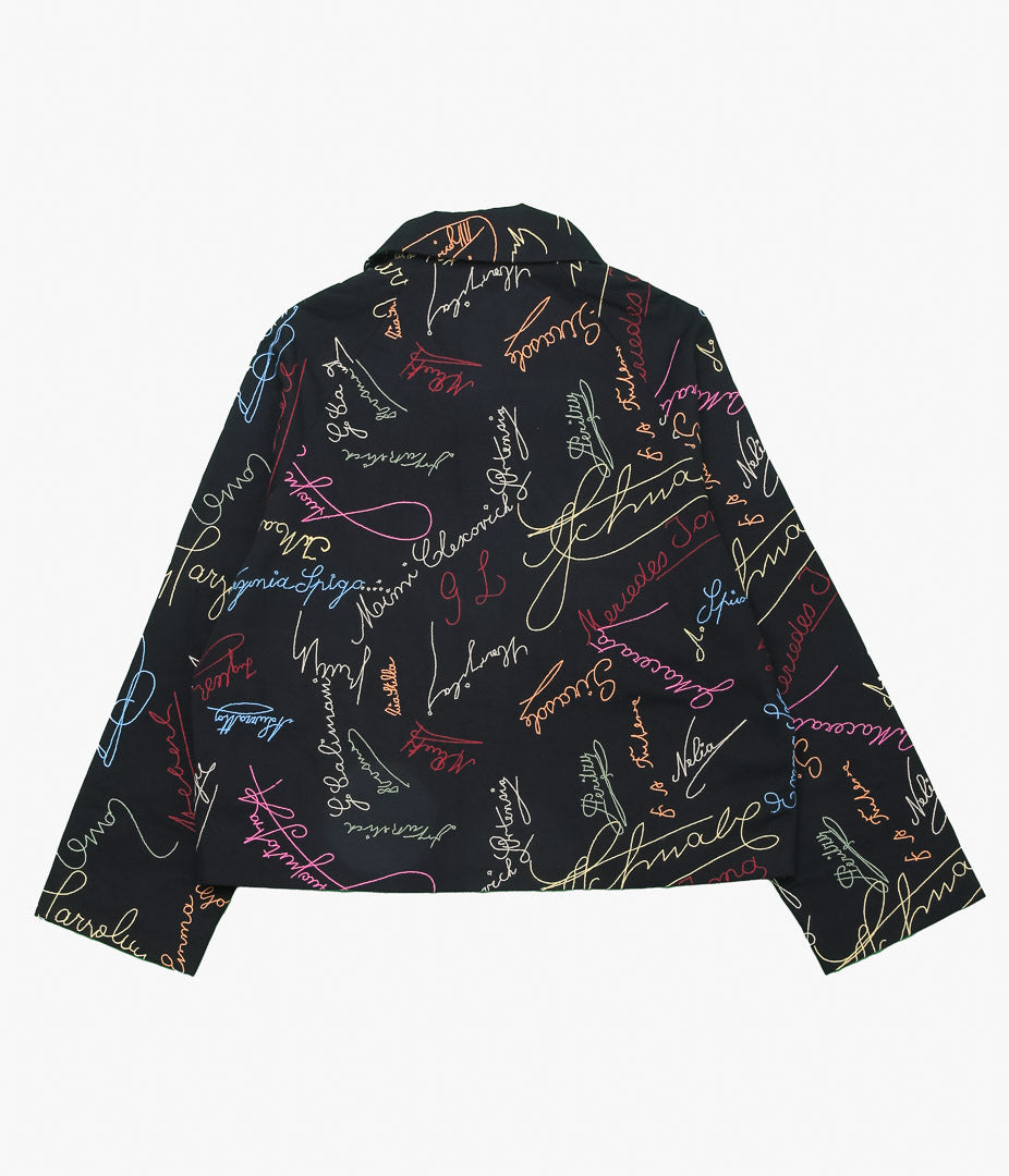 BODE ''SIGNATURE SCRAWL JACKET'' (BKMLT)