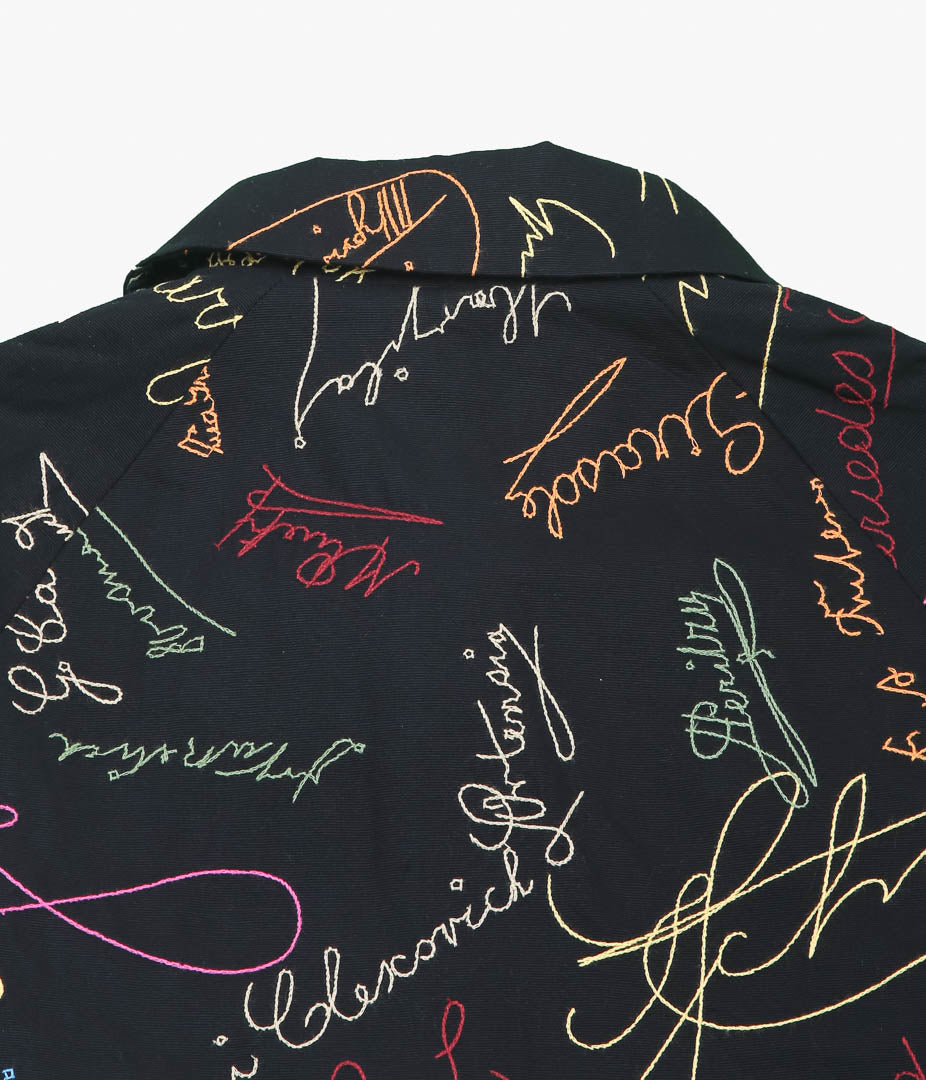 BODE ''SIGNATURE SCRAWL JACKET'' (BKMLT)