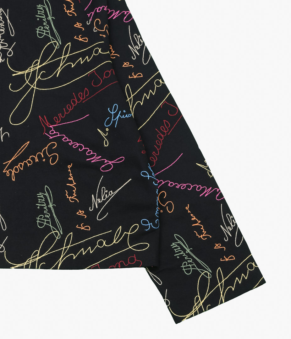 BODE ''SIGNATURE SCRAWL JACKET'' (BKMLT)
